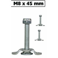 Tornillo M8 para Guías de Carga en Acero Galvanizado - 25mm y 45mm