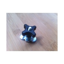 Pomo Plástico Negro para M8 - 4 Tipos Disponibles